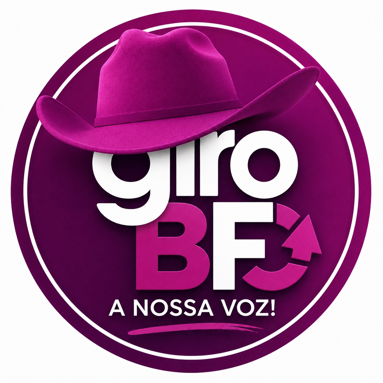 Logomarca oficial do Giro BF